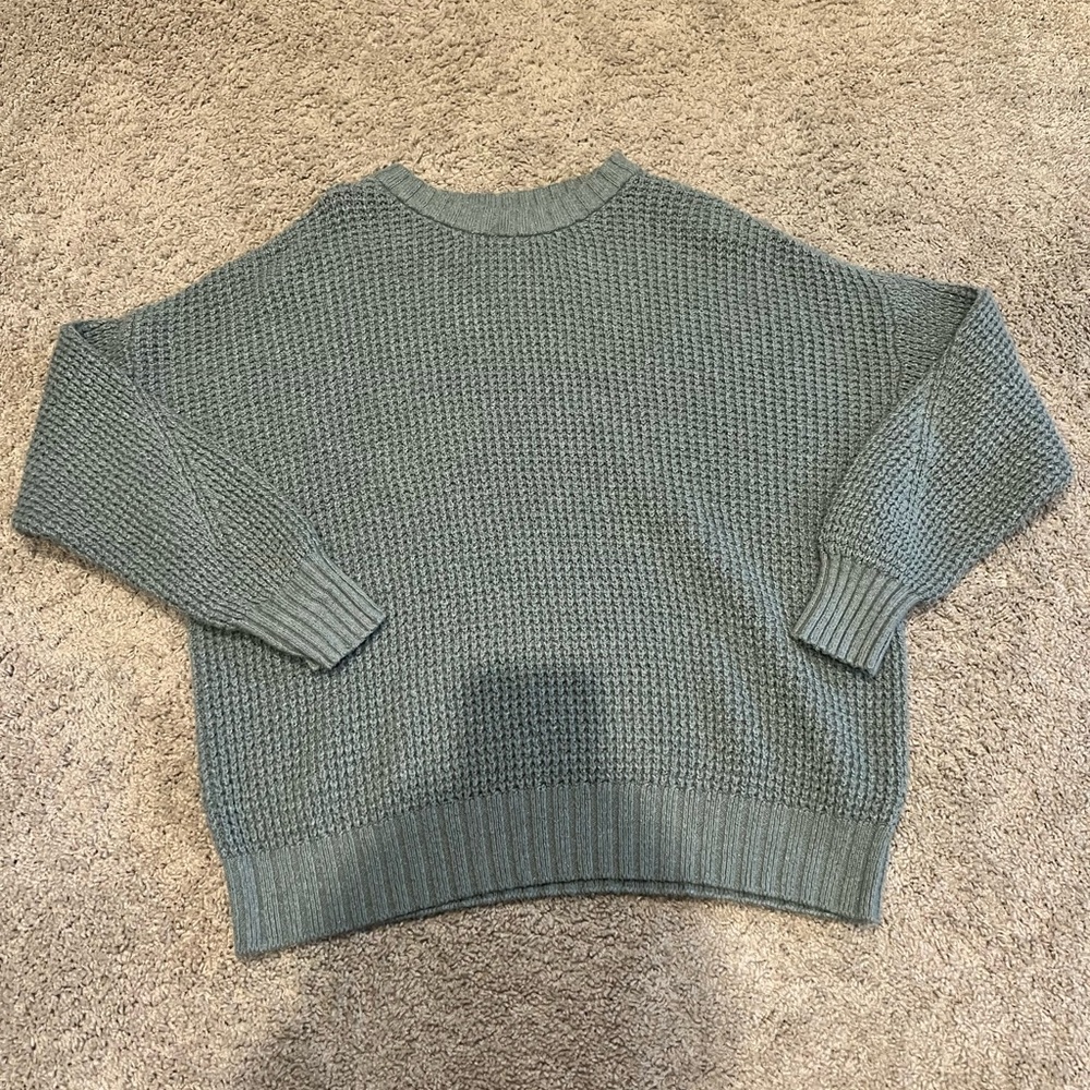 American Eagle oversized crew neck knit sweater